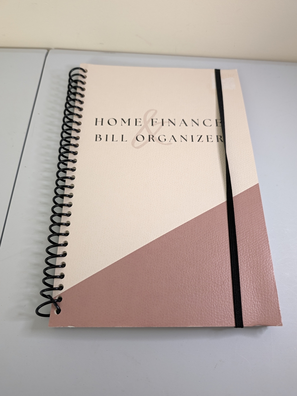 B27 Home Finance Bill Organizer - Blush Pink